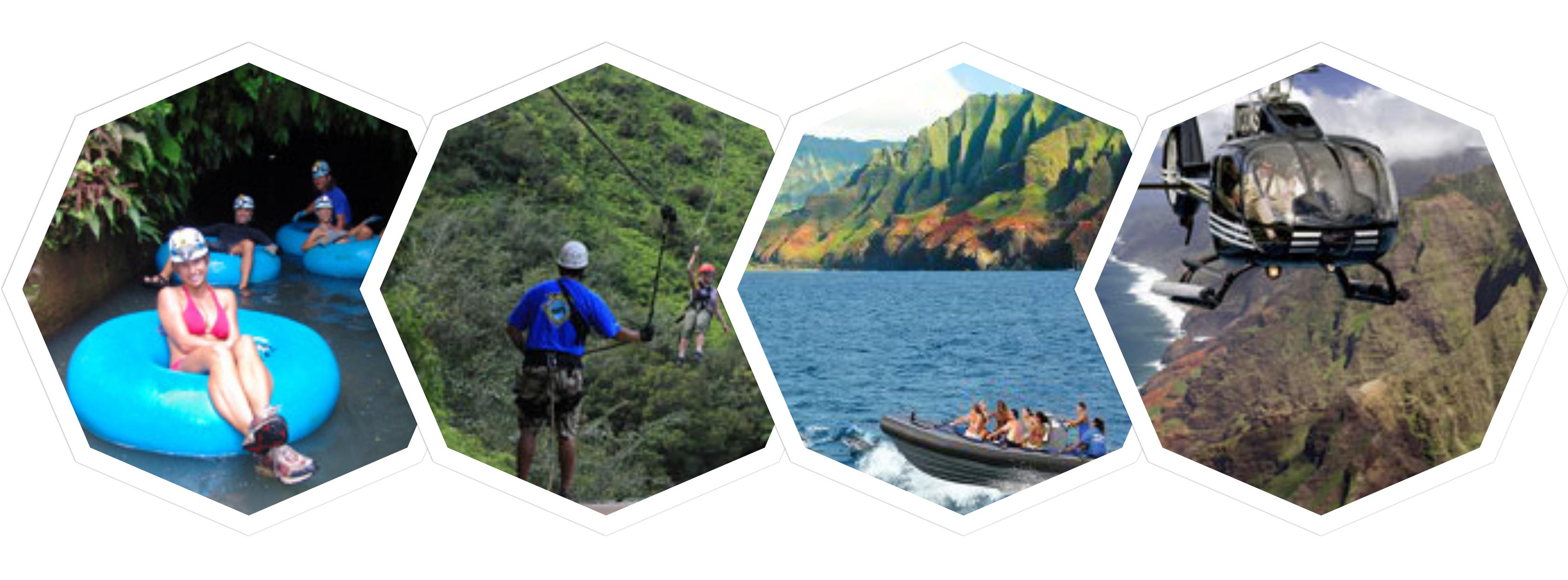 Tour & Activity Categories on Kauai